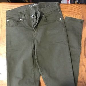 Jack Wills Olive Super Skinny Jean 28W32L